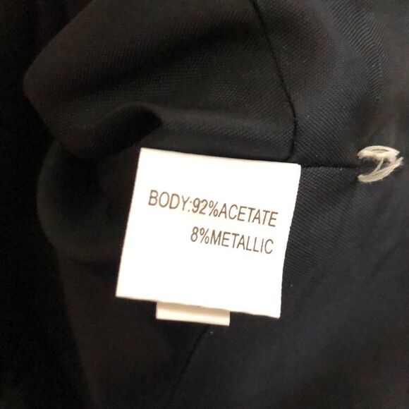 Kay Unger Champagne Metallic Blazer 10 - Picture 7 of 8